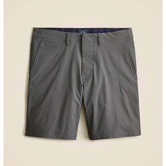 J.Crew 9" Tech Short Coal Gray Stretch UPF 50 Regular Minimalist Mens US 30 NWT - Picture 5 of 15